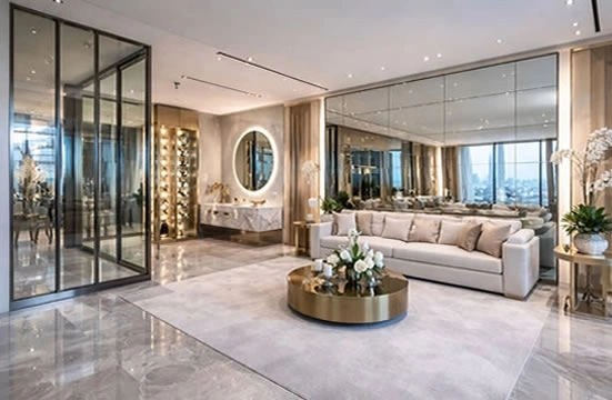 Enhancing Interiors with Glass and Mirrors in Dubai
