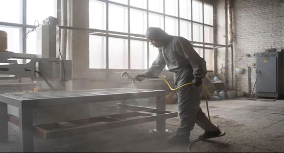 Metal Surface Powder Coating